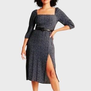 Abercrombie and | Fitch 3/4 Sleeve Midi Dress (Size XS)